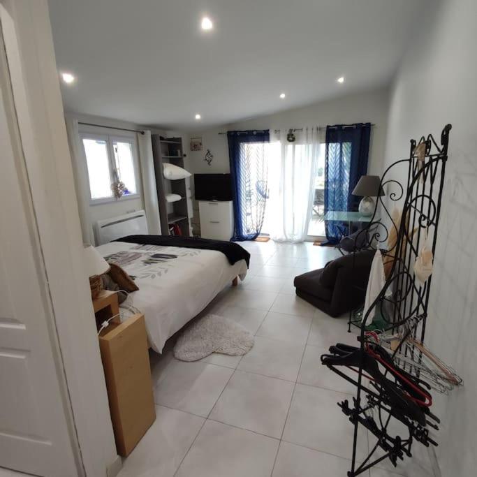 Studio Independant Dans Villa, Parking Gratuit. 卡斯泰尔诺勒莱 外观 照片